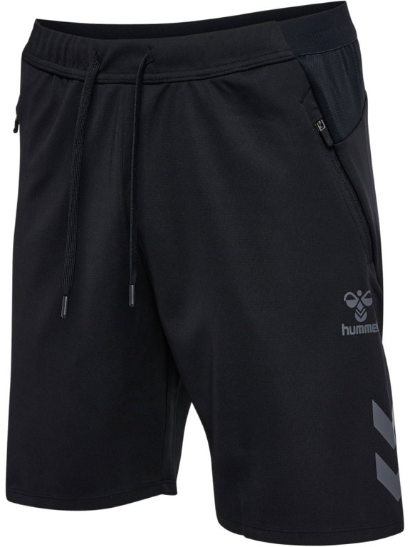 hummel Training Shorts hmlCIMA 2.0 (recycled polyester, with zip pockets) short black men's