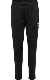 hummel Spodnie treningowe hmlESSENTIAL Pant (materiał Interlock) długie czarne dziecięce