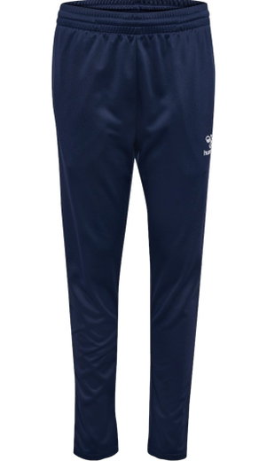 hummel Trainingshose hmlESSENTIAL Pant (Interlock-Stoff) lang marineblau Kinder
