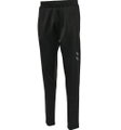 hummel Trainingshose hmlQ4 Poly Pant (Interlock-Stoff) lang schwarz Herren