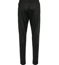 hummel Trainingshose hmlQ4 Poly Pant (Interlock-Stoff) lang schwarz Herren