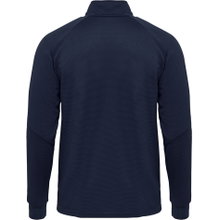 hummel Sport-Trainingsjacke hmlAUTHENTIC Poly Zip (gestrickter Polyester, mit Reißverschlusstaschen) marineblau Herren