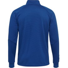 hummel Sport-Trainingsjacke hmlAUTHENTIC Poly Zip (gestrickter Polyester, mit Reißverschlusstaschen) dunkelblau Herren
