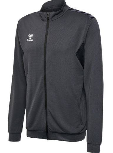 hummel Sport-Trainingsjacke hmlAUTHENTIC PL Full-Zip (100% Polyester) asphaltgrau Herren