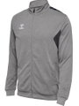 hummel Sport-Trainingsjacke hmlAUTHENTIC PL Full-Zip (100% Polyester) grau Herren