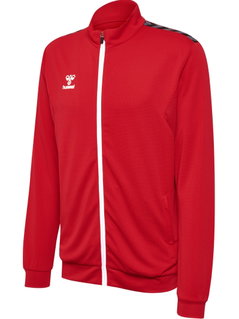 hummel Sport-Trainingsjacke hmlAUTHENTIC PL Full-Zip (100% Polyester) rot Herren