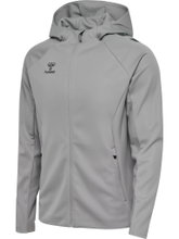 hummel Training Jacket hmlCIMA 2.0 Zip Hoodie (recycled Polyester, with hood) grey Men's