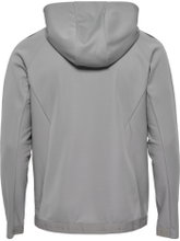 hummel Training Jacket hmlCIMA 2.0 Zip Hoodie (recycled Polyester, with hood) grey Men's