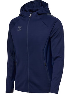 hummel Trainingsjacke hmlCIMA 2.0 Zip Hoodie (rec. Polyester, mit Kapuze) marineblau Herren