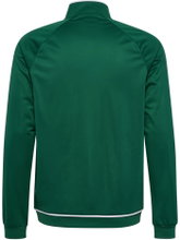 hummel Training Jacket hmlCORE 2.0 Track Zip (100% recycled Polyester) dark green/white Men's