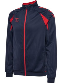 hummel Trainingsjacke hmlCORE 2.0 Track Zip (100% rec. Polyester) marineblau/rot Herren
