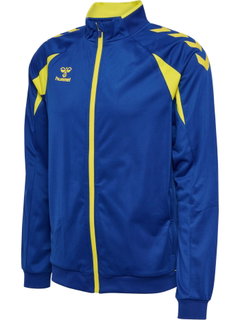 hummel Trainingsjacke hmlCORE 2.0 Track Zip (100% rec. Polyester) blau/gelb Herren