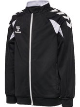 hummel Trainingsjacke hmlCORE 2.0 Track Zip (100% rec. Polyester) schwarz/weiss Jungen