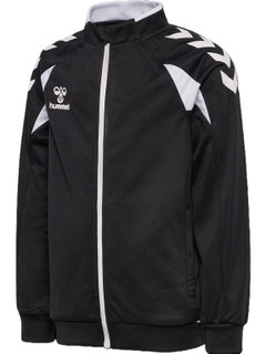 hummel Trainingsjacke hmlCORE 2.0 Track Zip (100% rec. Polyester) schwarz/weiss Jungen