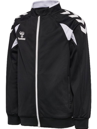 hummel Training Jacket hmlCORE 2.0 Track Zip (100% recycled Polyester) black/white boys