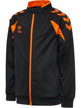 hummel Training Jacket hmlCORE 2.0 Track Zip (100% recycled Polyester) black/orange Boys