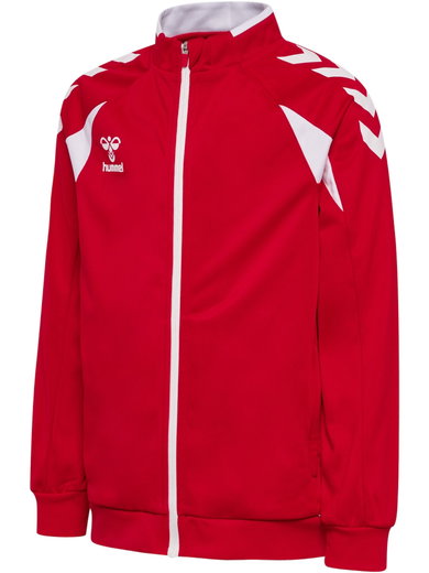 hummel Training Jacket hmlCORE 2.0 Track Zip (100% recycled Polyester) red/white boys