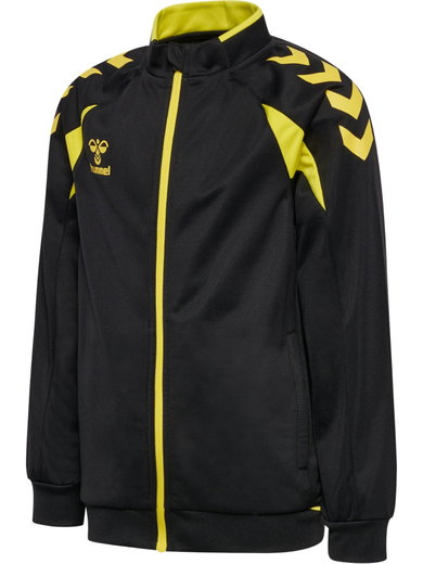 hummel Trainingsjacke hmlCORE 2.0 Track Zip (100% rec. Polyester) schwarz/gelb Jungen