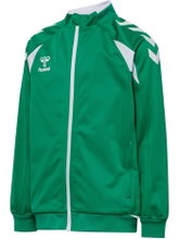 hummel Trainingsjacke hmlCORE 2.0 Track Zip (100% rec. Polyester) grün/weiss Jungen