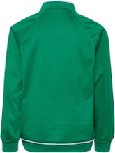 hummel Trainingsjacke hmlCORE 2.0 Track Zip (100% rec. Polyester) grün/weiss Jungen