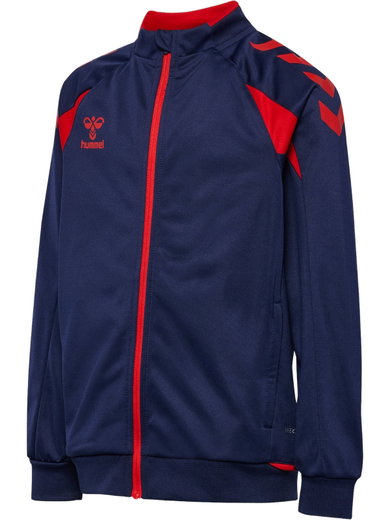 hummel Training Jacket hmlCORE 2.0 Track Zip (100% recycled Polyester) navy/red Boys