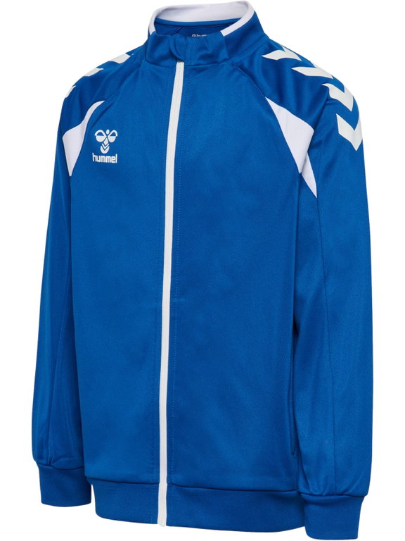hummel Trainingsjacke hmlCORE 2.0 Track Zip (100% rec. Polyester) blau/weiss Jungen