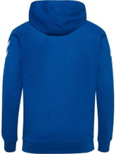 Hummel training jacket hmlGO 2.0 Chevron full-zip hoodie (cotton, with hood) blue men's