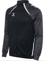 hummel Trainingsjacke hmlLEAD 2.0 Track Zip (hohe Atmungsaktivität) schwarz/asphaltgrau Herren