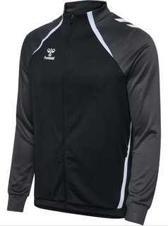 Hummel Training Jacket hmlLEAD 2.0 Track Zip (high breathability) black/asphalt grey men's