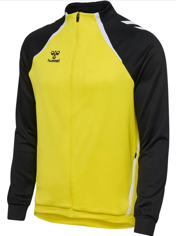hummel Trainingsjacke hmlLEAD 2.0 Track Zip (hohe Atmungsaktivität) gelb/schwarz Herren