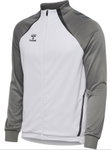 hummel Trainingsjacke hmlLEAD 2.0 Track Zip (hohe Atmungsaktivität) weiss/grau Herren