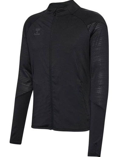 hummel Trainingsjacke hmlPRO Training Zip (rec. Polyester, schnelltrocknend) schwarz Herren