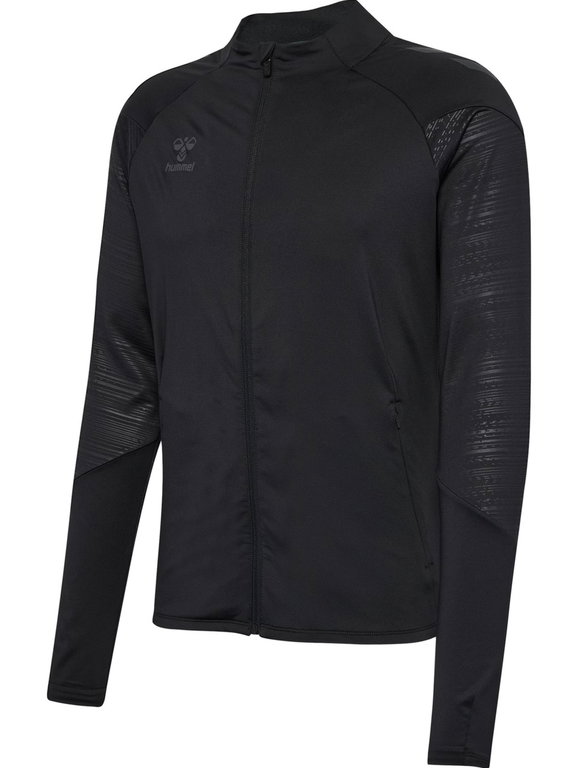 hummel Trainingsjacke hmlPRO Training Zip (rec. Polyester, schnelltrocknend) schwarz Herren