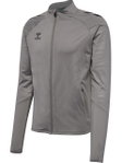 hummel Trainingsjacke hmlPRO Training Zip (rec. Polyester, schnelltrocknend) grau Herren