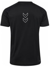 Hummel Sport T-shirt hmlCOURT Light Weight (breathable, quick-drying) black/light grey men's