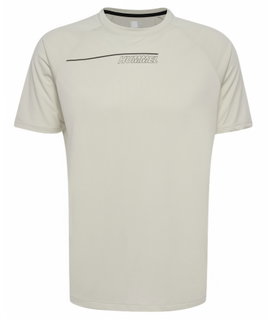hummel Sport-Tshirt hmlCOURT Light Weight (atmungsaktiv, schnelltrocknend) beige Herren