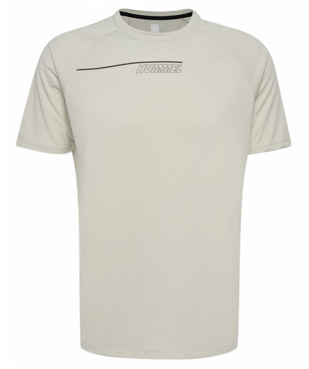 hummel Sport-Tshirt hmlCOURT Light Weight (atmungsaktiv, schnelltrocknend) beige Herren
