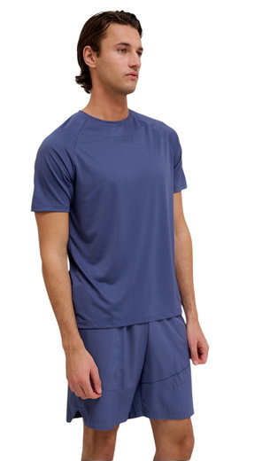 hummel Sport-Tshirt hmlCOURT Light Weight (atmungsaktiv, schnelltrocknend) indigoblau Herren