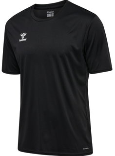 hummel Sport-Tshirt hmlESSENTIAL (100% rec. Polyester) Kurzarm schwarz Herren