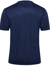 hummel Sport T-shirt hmlESSENTIAL (100% recycled Polyester) Short Sleeve Navy Blue Men's