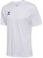 hummel Sport-Tshirt hmlESSENTIAL (100% rec. Polyester) Kurzarm weiss Herren