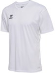 hummel Sport-Tshirt hmlESSENTIAL (100% rec. Polyester) Kurzarm weiss Herren