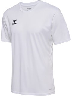 hummel Sport-Tshirt hmlESSENTIAL (100% rec. Polyester) Kurzarm weiss Herren