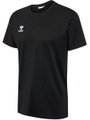 hummel Sport/Freizeit-Tshirt hmlGO 2.0 (Bio-Baumwolle, klassisch Design) Kurzarm schwarz Herren