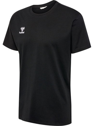 hummel Sport/Freizeit-Tshirt hmlGO 2.0 (Bio-Baumwolle, klassisch Design) Kurzarm schwarz Herren