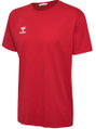 hummel Sport/Freizeit-Tshirt hmlGO 2.0 (Bio-Baumwolle, klassisch Design) Kurzarm rot Herren