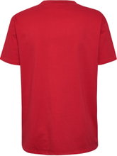 hummel Sport/Leisure T-shirt hmlGO 2.0 (Organic Cotton, Classic Design) Short Sleeve Red Men's