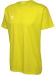 hummel Sport/Freizeit-Tshirt hmlGO 2.0 (Bio-Baumwolle, klassisch Design) Kurzarm gelb Herren