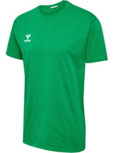 hummel Sport/Freizeit-Tshirt hmlGO 2.0 (Bio-Baumwolle, klassisch Design) Kurzarm grün Herren
