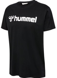 hummel Sport/Freizeit-Tshirt hmlGO 2.0 Logo (Bio-Baumwolle) Kurzarm schwarz Herren
